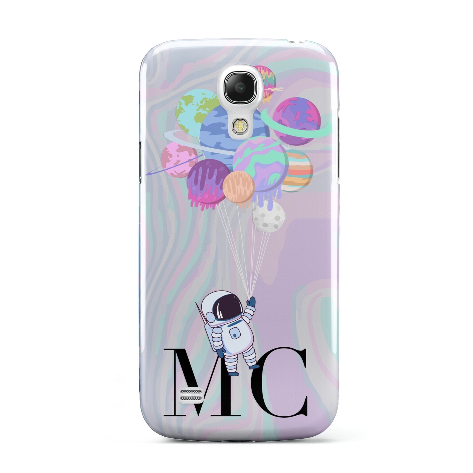 Planet Balloons with Initials Samsung Galaxy S4 Mini Case