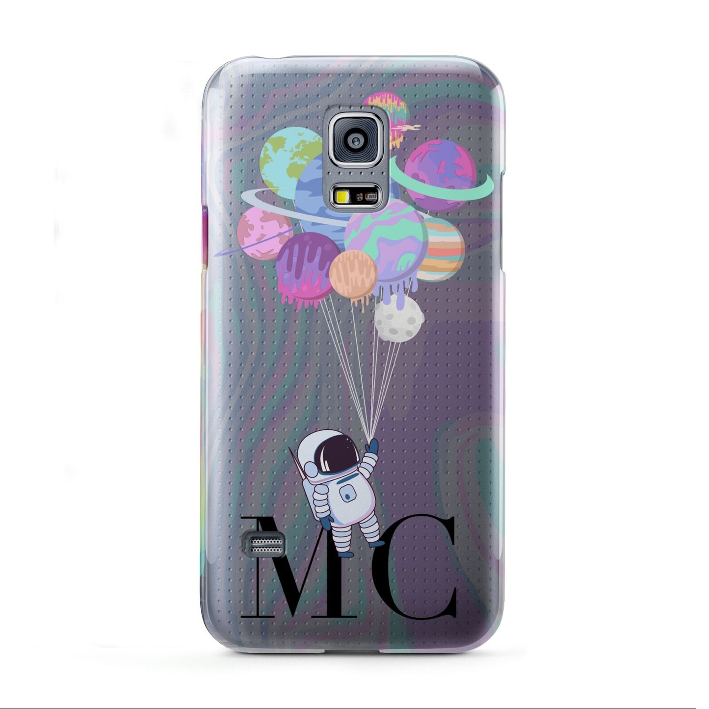 Planet Balloons with Initials Samsung Galaxy S5 Mini Case