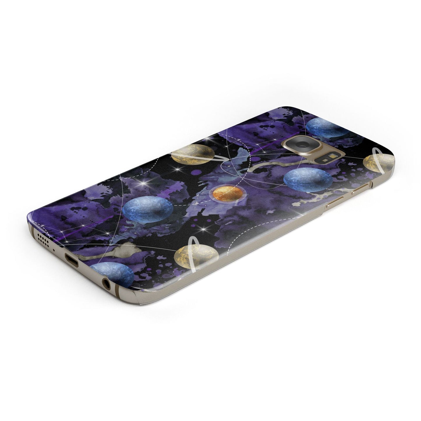 Planet Protective Samsung Galaxy Case Angled Image