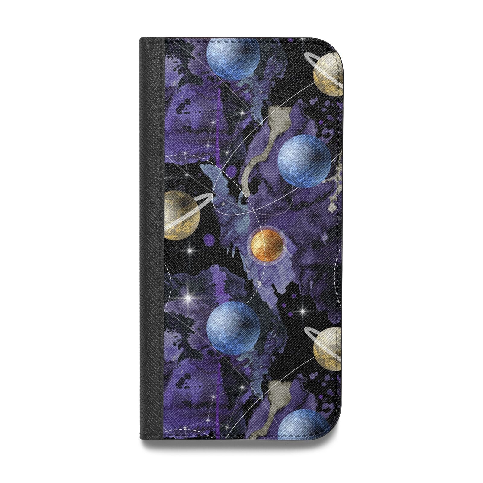 Planet Vegan Leather Flip iPhone Case