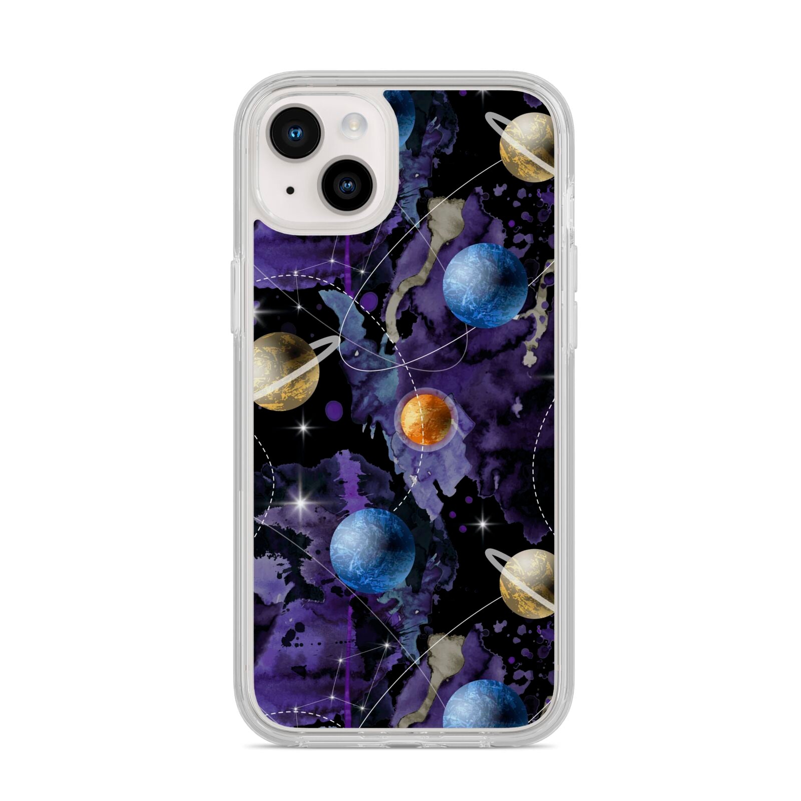 Planet iPhone 14 Plus Clear Tough Case Starlight