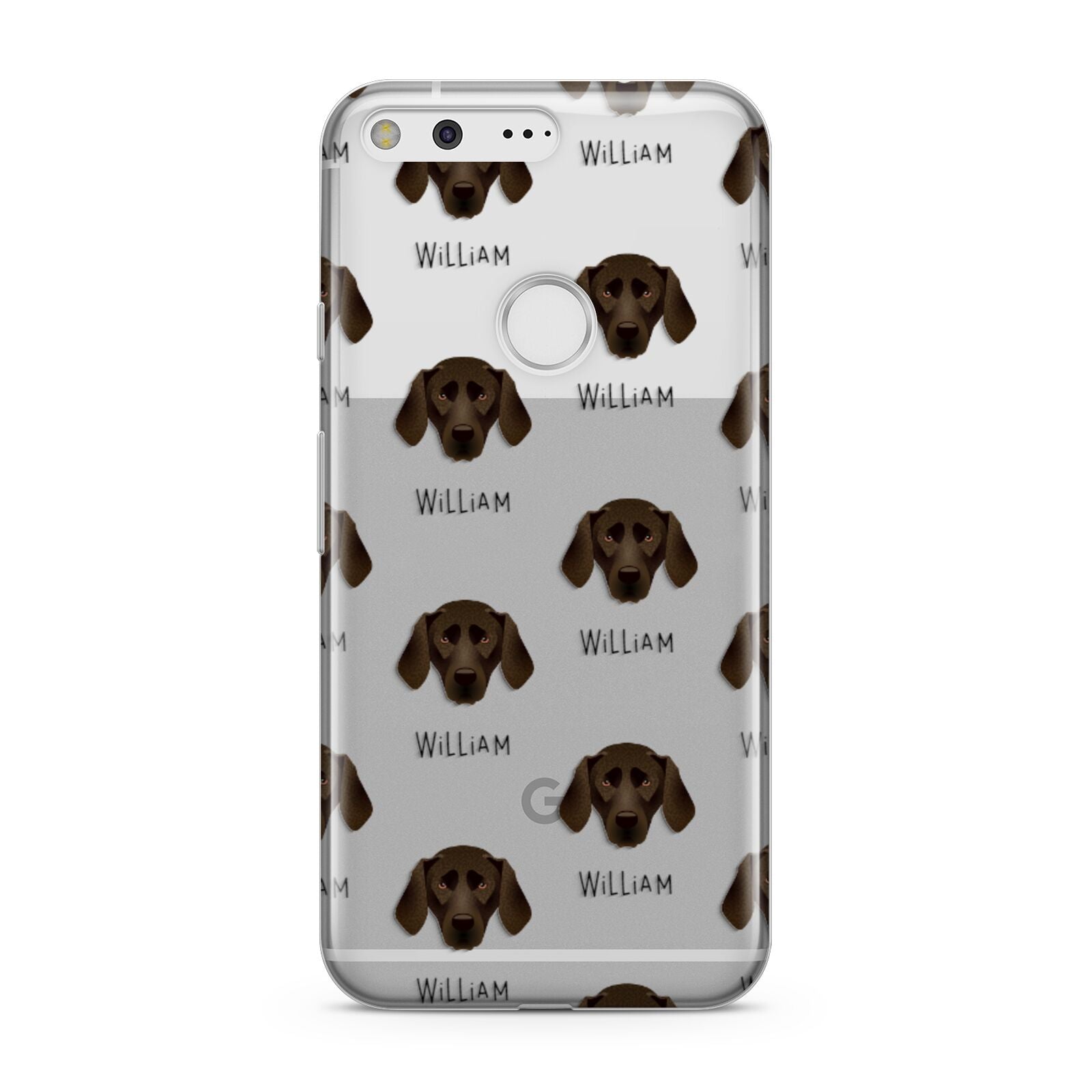 Plott Hound Icon with Name Google Pixel Case