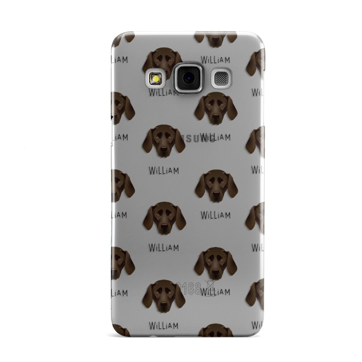 Plott Hound Icon with Name Samsung Galaxy A3 Case