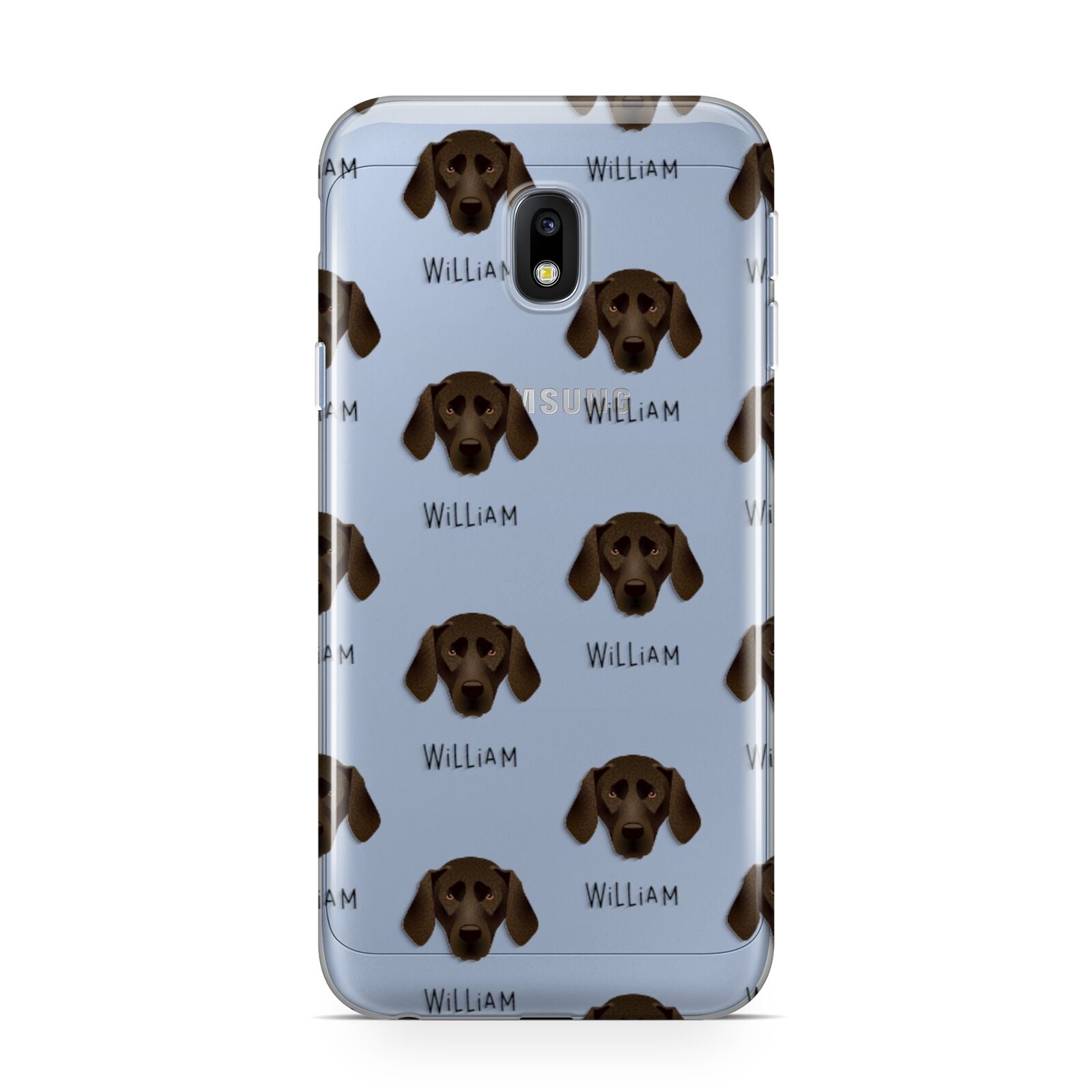 Plott Hound Icon with Name Samsung Galaxy J3 2017 Case