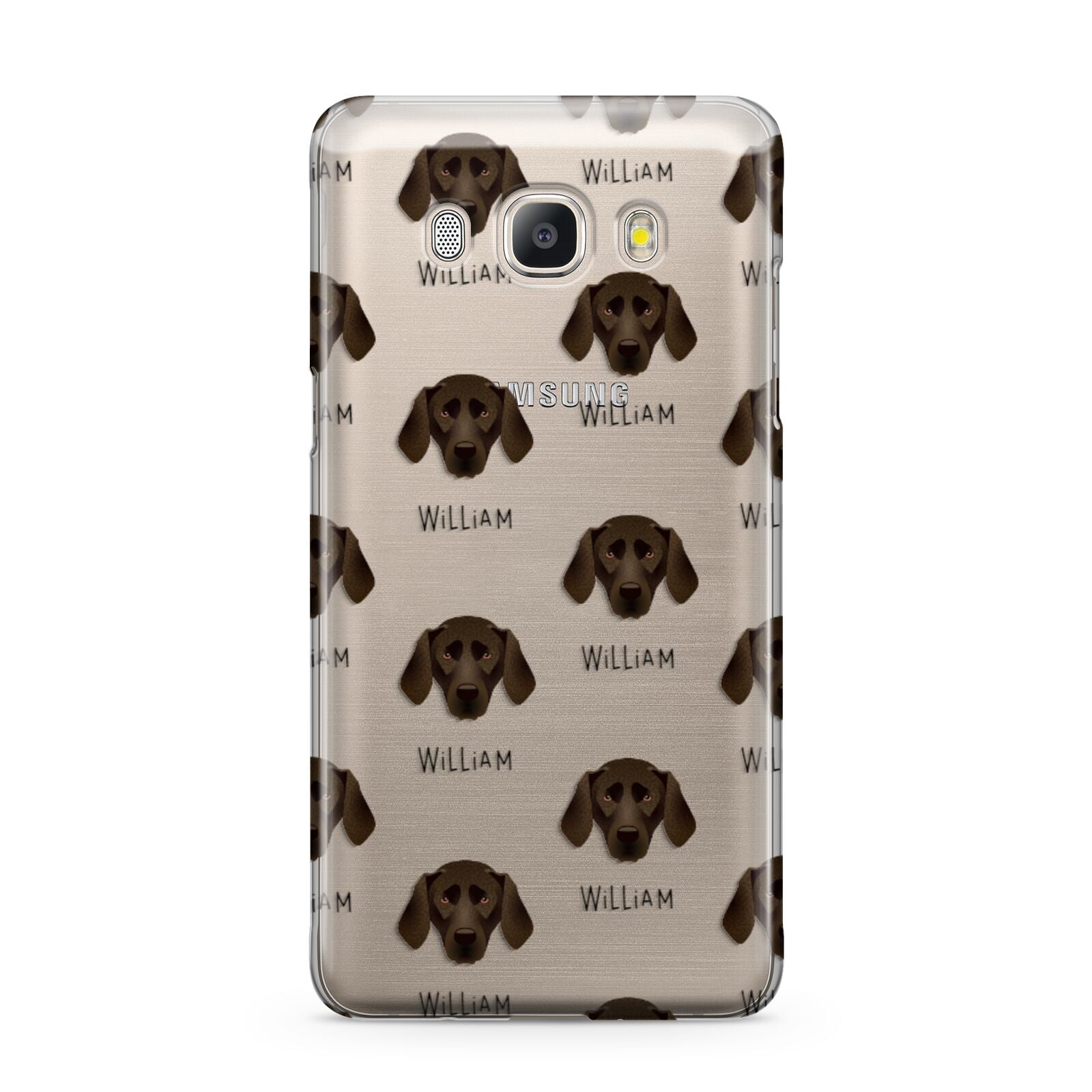 Plott Hound Icon with Name Samsung Galaxy J5 2016 Case