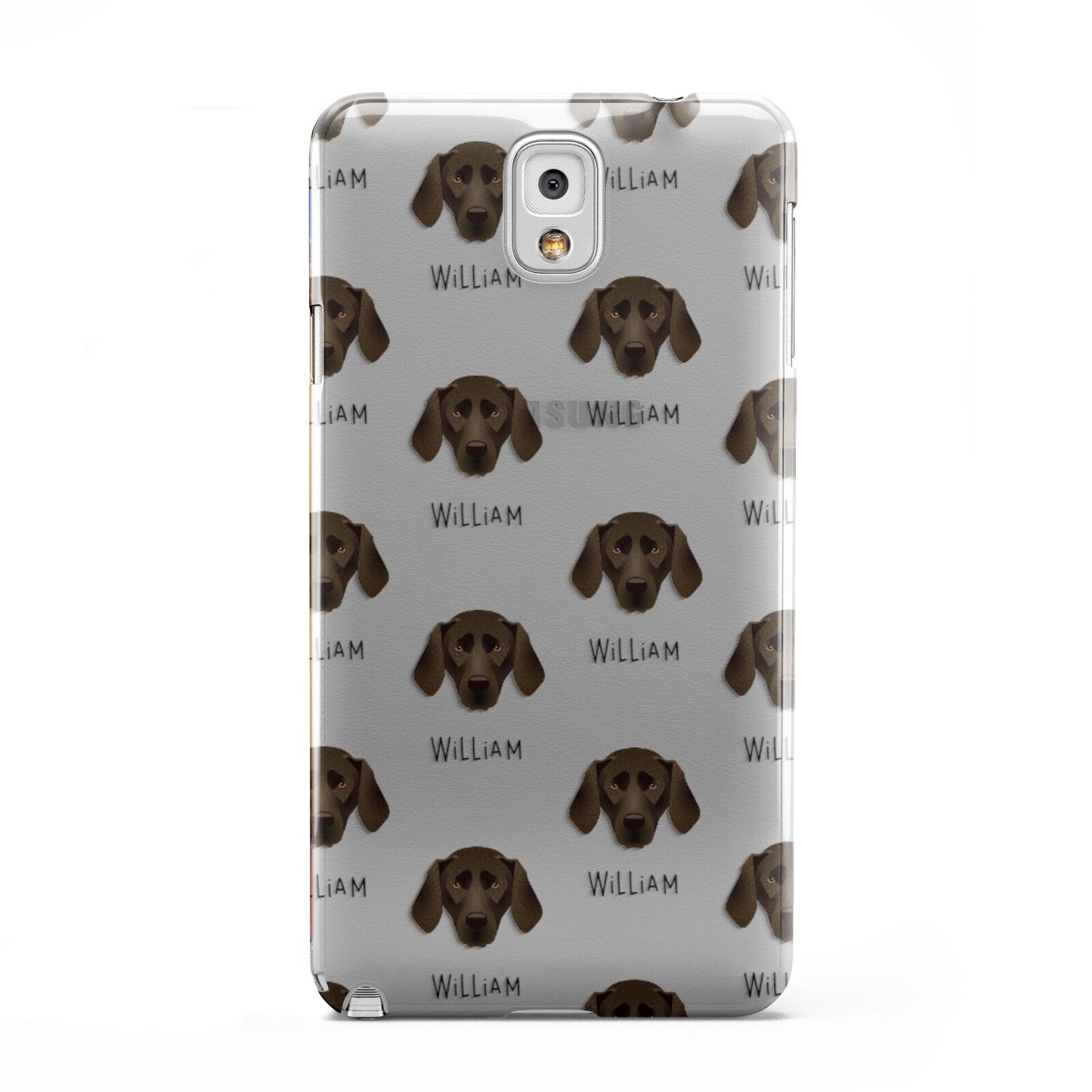 Plott Hound Icon with Name Samsung Galaxy Note 3 Case