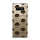 Plott Hound Icon with Name Samsung Galaxy Note 8 Case