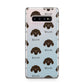 Plott Hound Icon with Name Samsung Galaxy S10 Plus Case