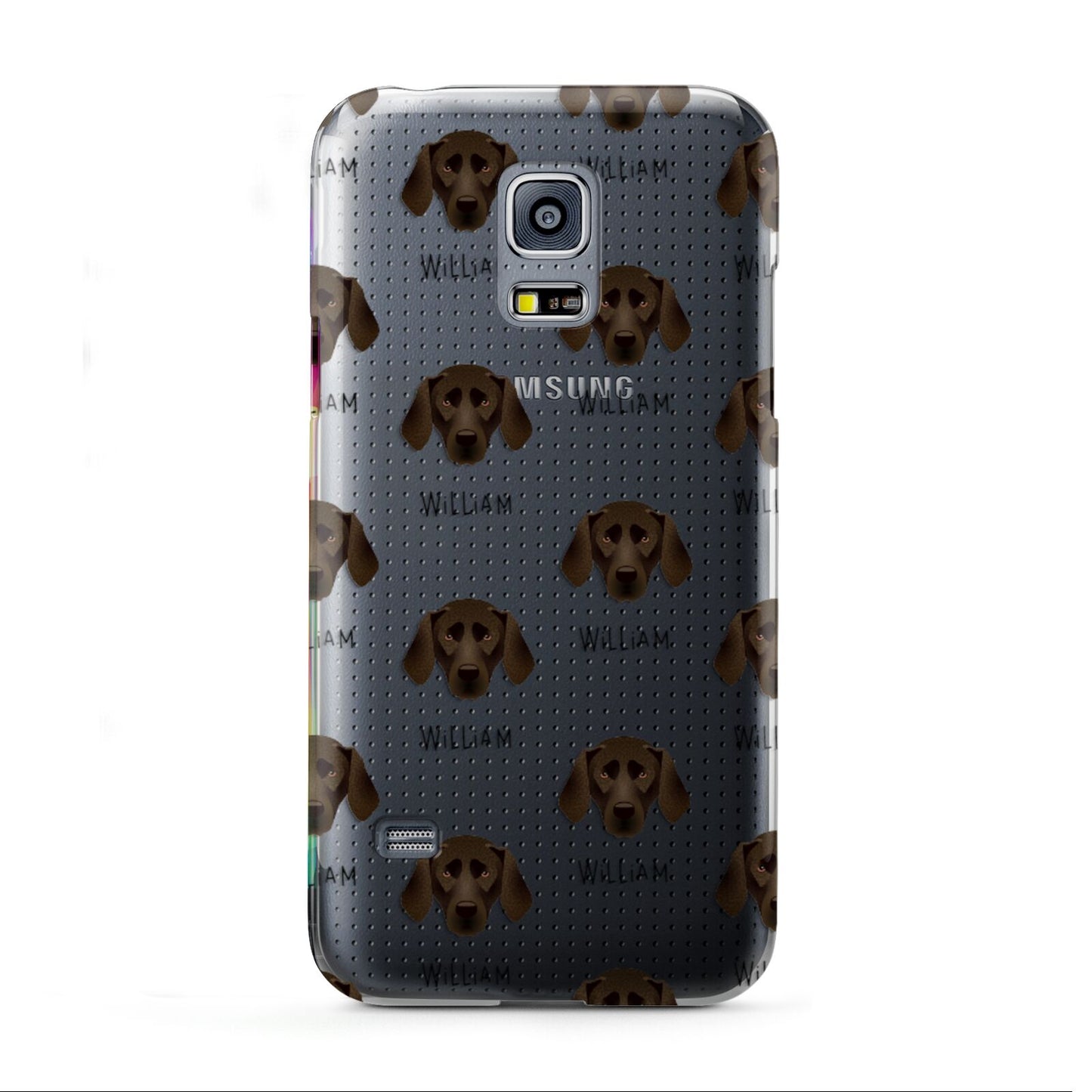 Plott Hound Icon with Name Samsung Galaxy S5 Mini Case