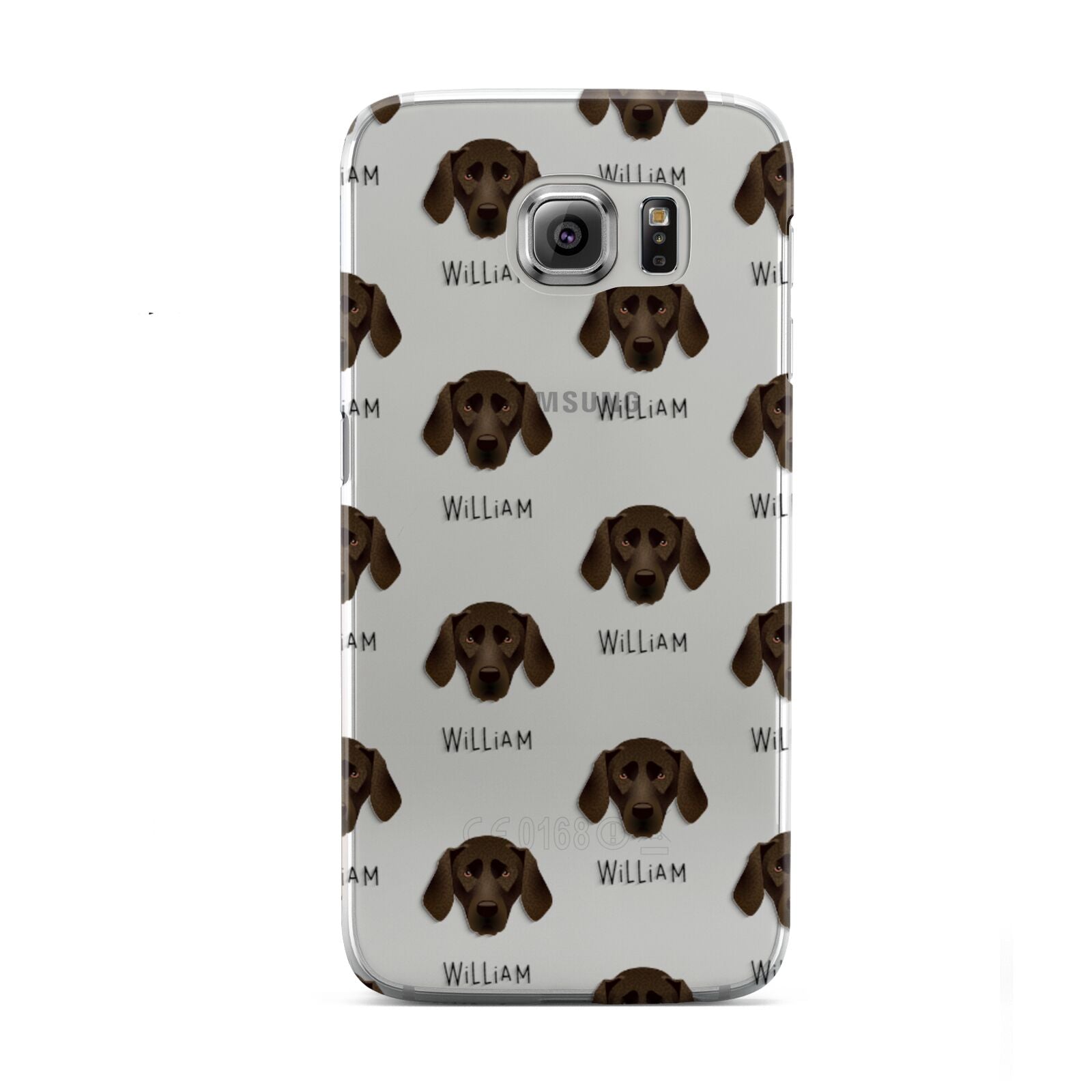 Plott Hound Icon with Name Samsung Galaxy S6 Case