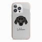 Plott Hound Personalised iPhone 13 Pro TPU Impact Case with Pink Edges