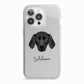 Plott Hound Personalised iPhone 13 Pro TPU Impact Case with White Edges