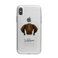 Pointer Personalised iPhone X Bumper Case on Silver iPhone Alternative Image 1