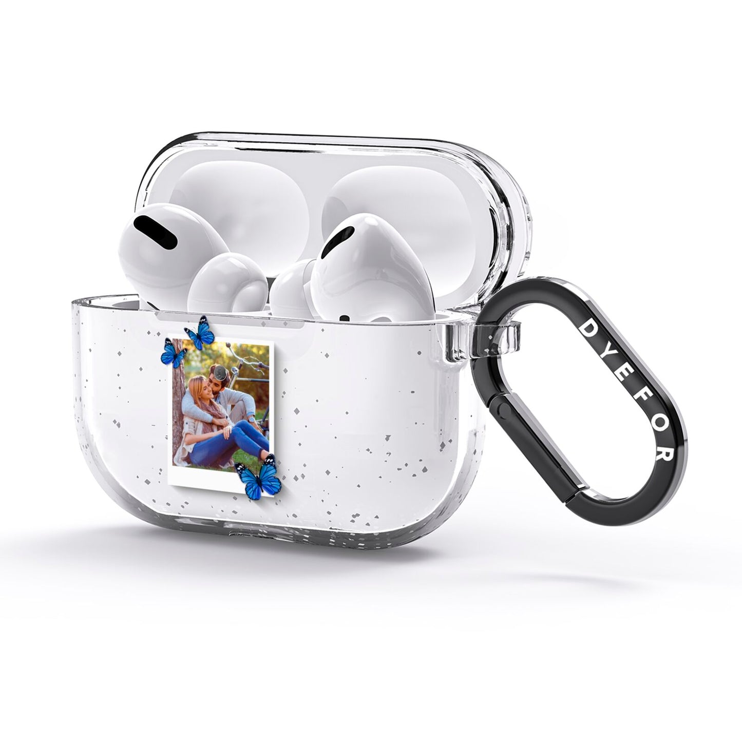 Polaroid Photo AirPods Glitter Case 3rd Gen Side Image