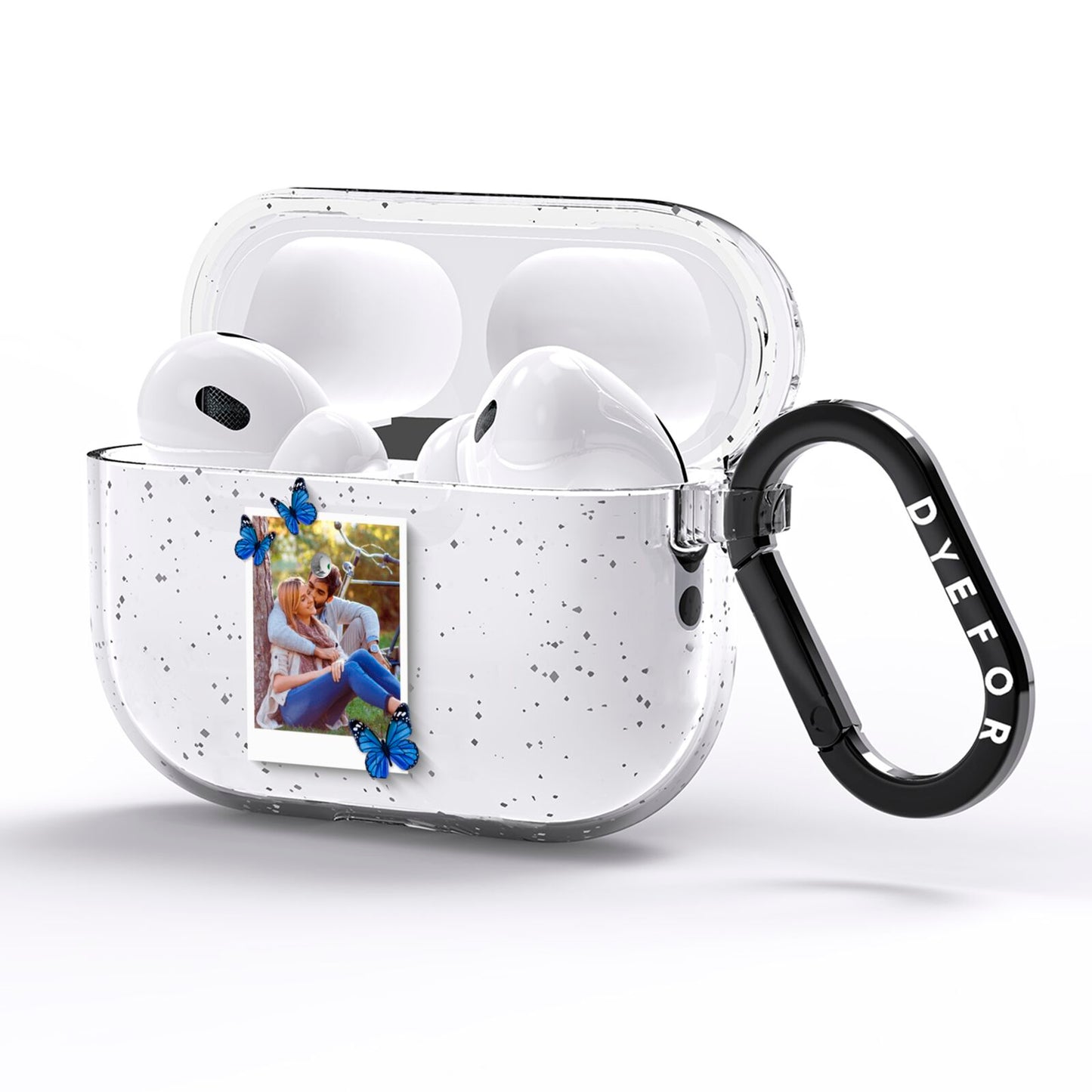 Polaroid Photo AirPods Pro Glitter Case Side Image