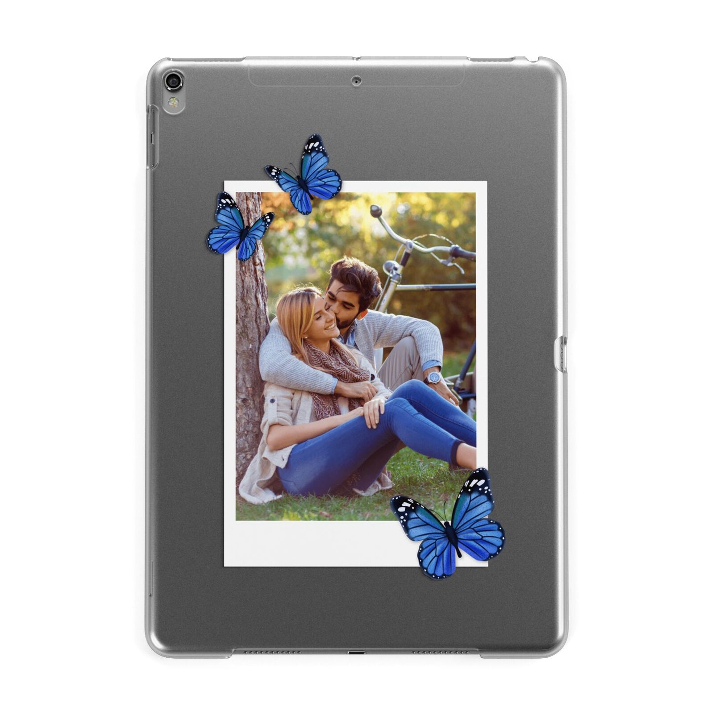 Polaroid Photo Apple iPad Grey Case