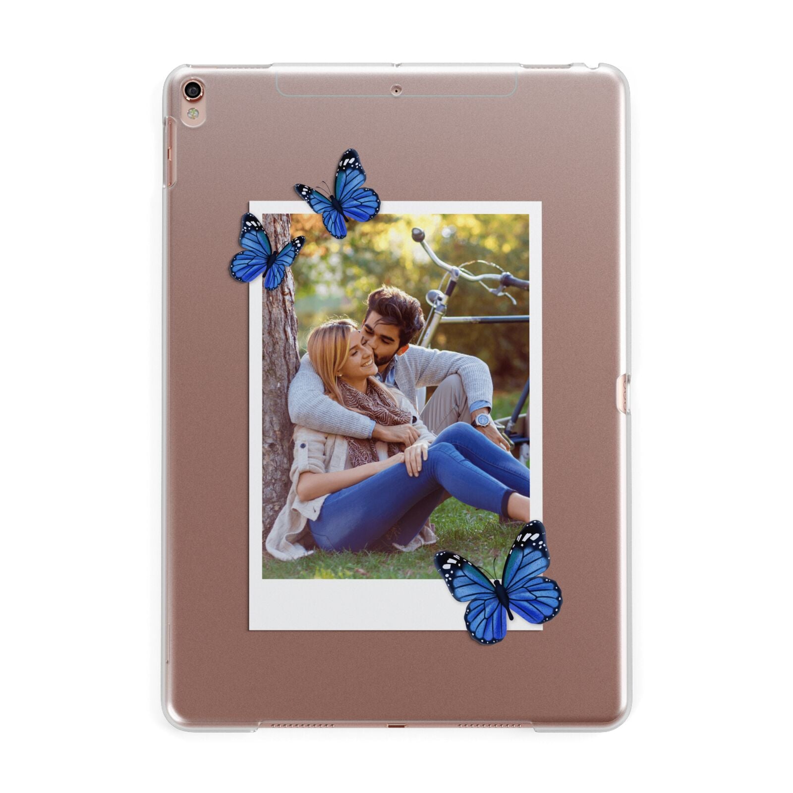 Polaroid Photo Apple iPad Rose Gold Case