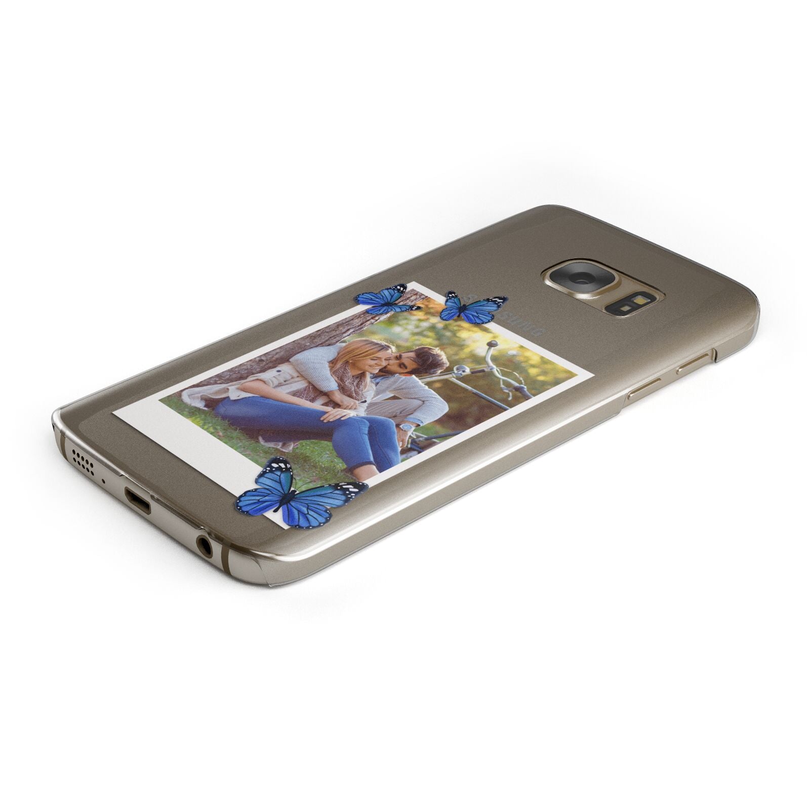 Polaroid Photo Protective Samsung Galaxy Case Angled Image