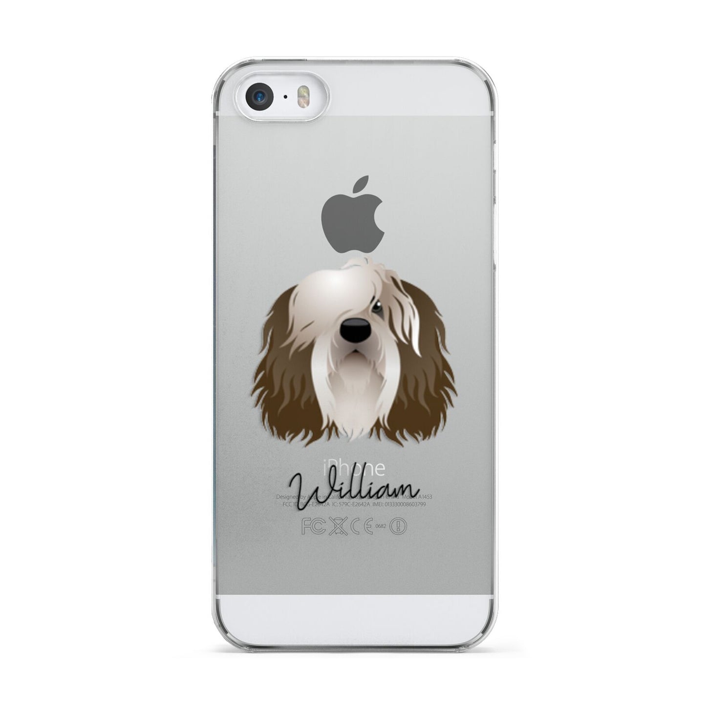 Polish Lowland Sheepdog Personalised Apple iPhone 5 Case