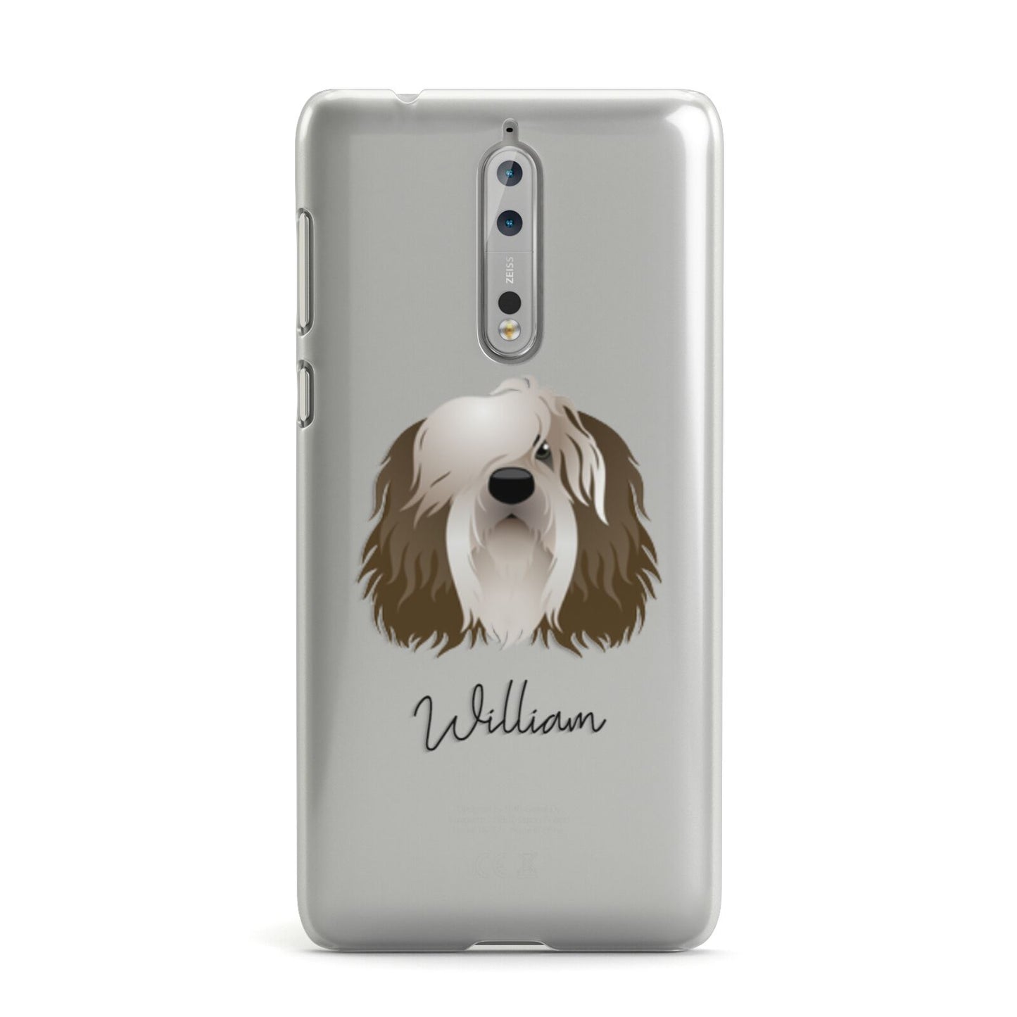 Polish Lowland Sheepdog Personalised Nokia Case