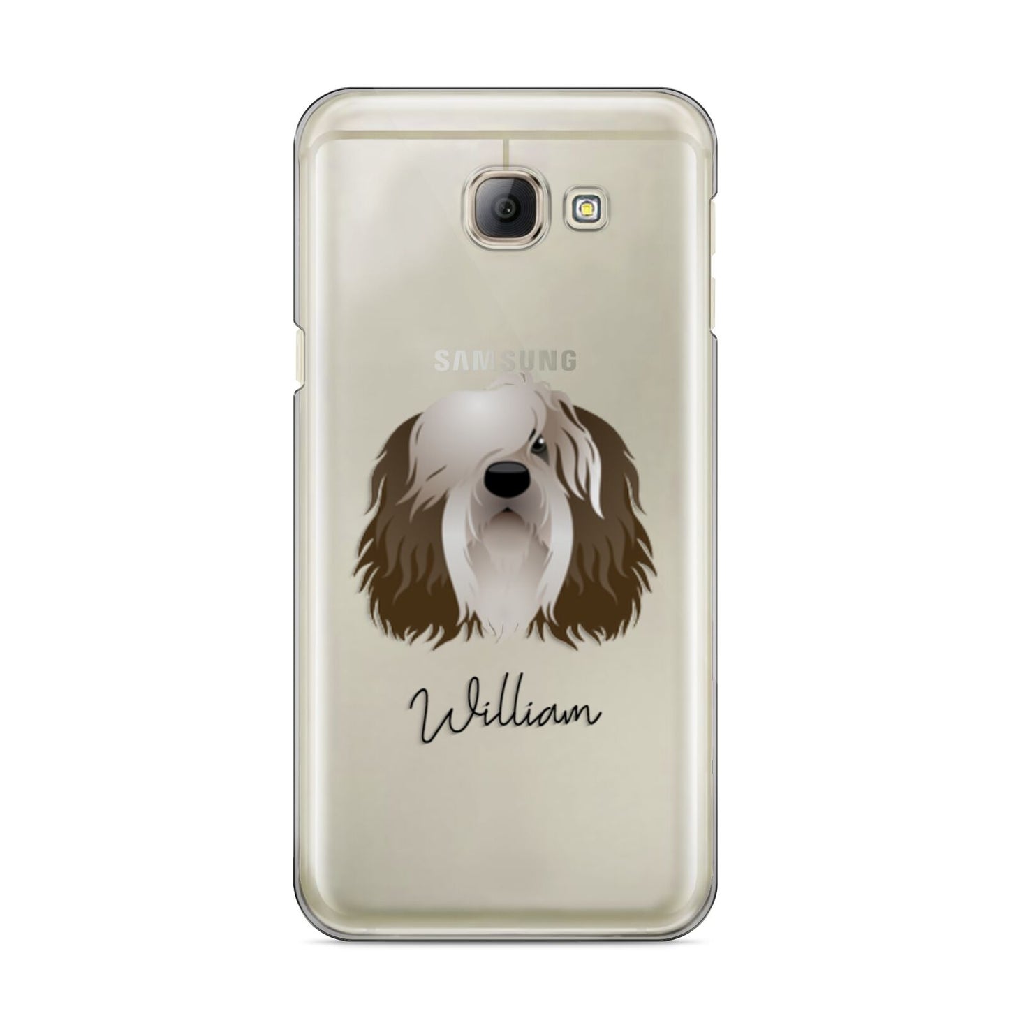 Polish Lowland Sheepdog Personalised Samsung Galaxy A8 2016 Case