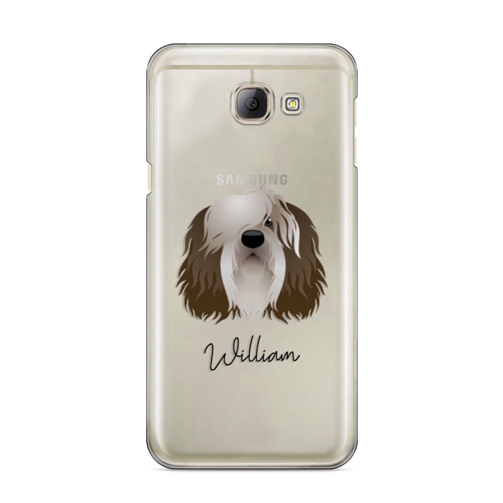 Polish Lowland Sheepdog Personalised Samsung Galaxy A8 2016 Case