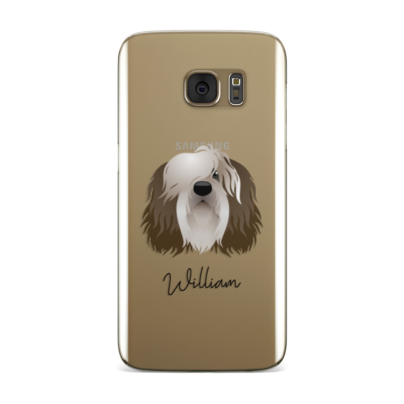 Polish Lowland Sheepdog Personalised Samsung Galaxy Case