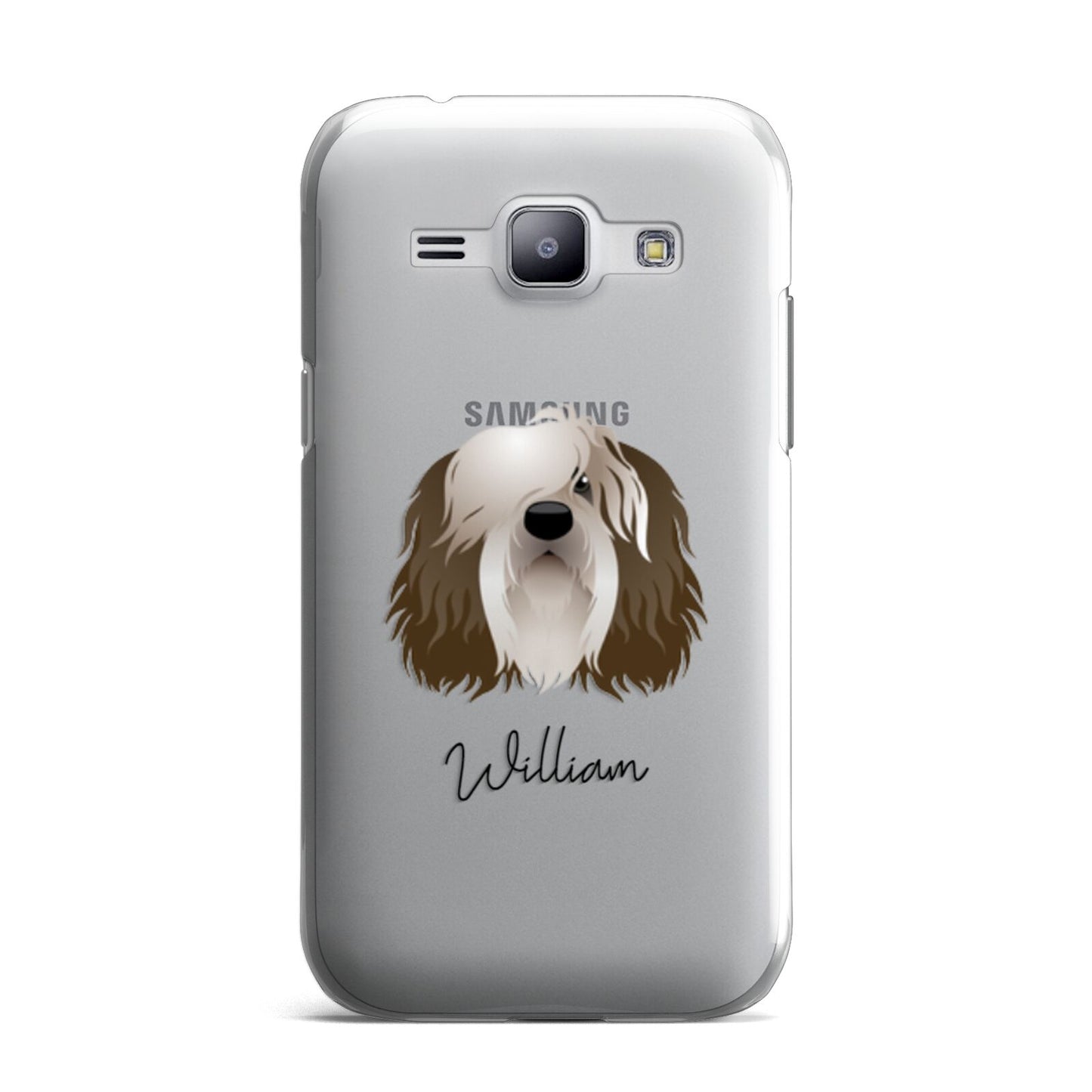 Polish Lowland Sheepdog Personalised Samsung Galaxy J1 2015 Case