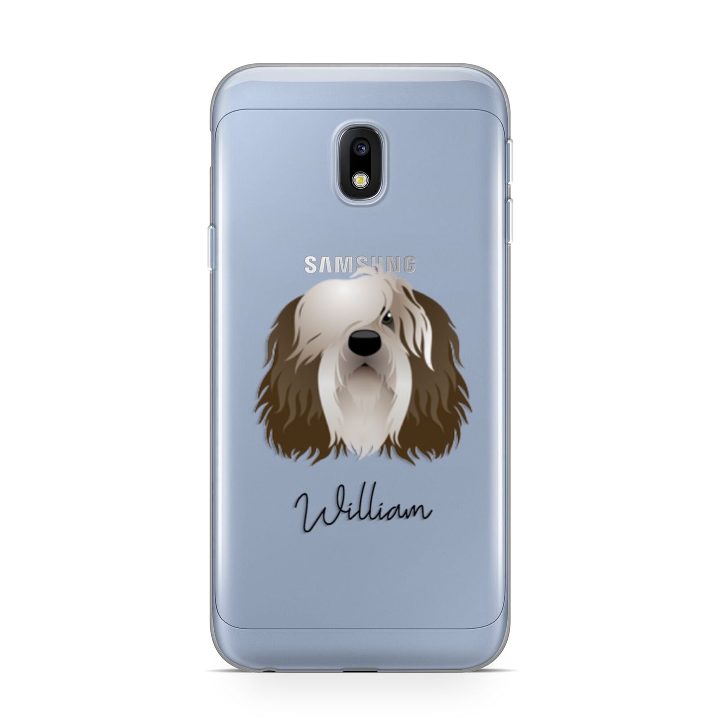 Polish Lowland Sheepdog Personalised Samsung Galaxy J3 2017 Case
