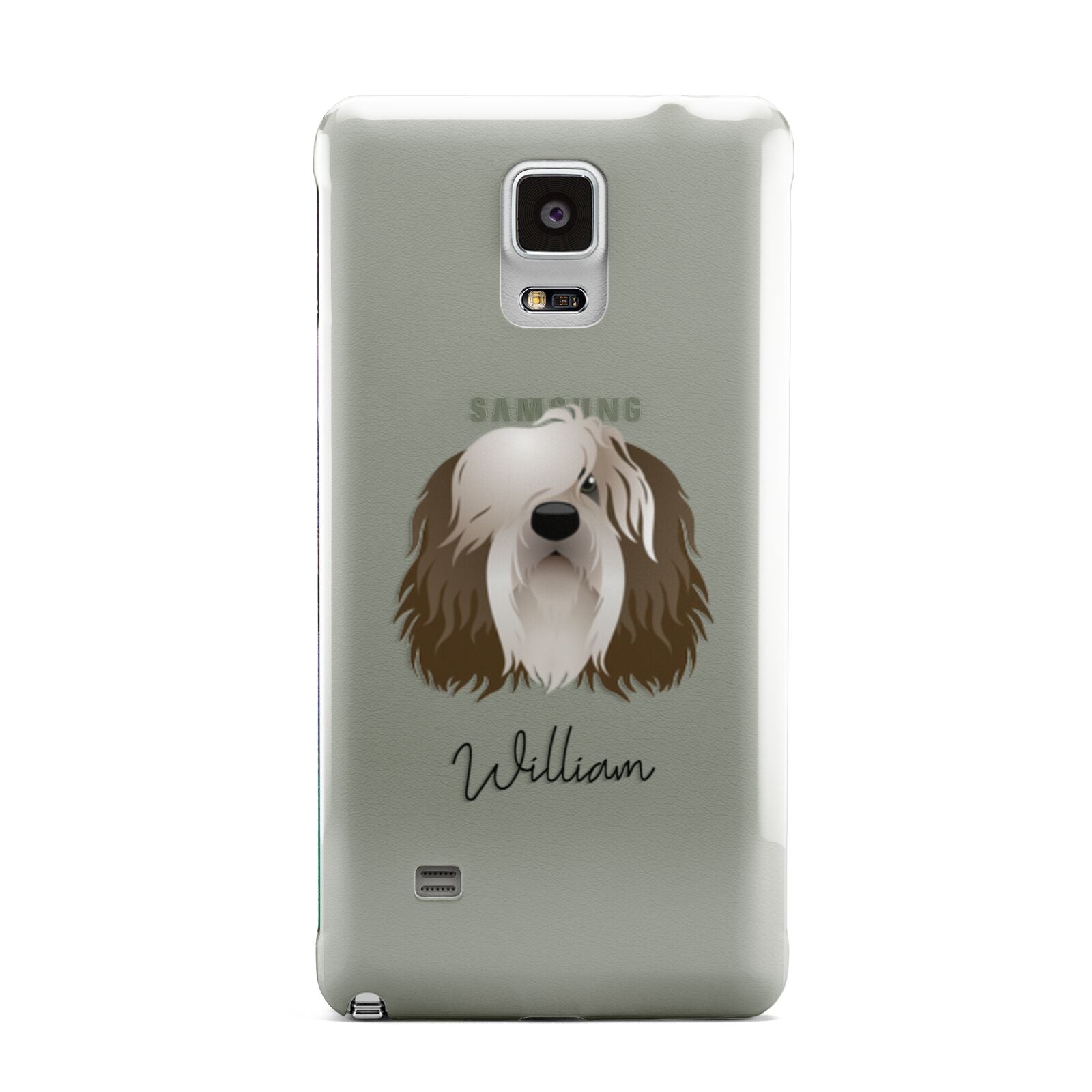 Polish Lowland Sheepdog Personalised Samsung Galaxy Note 4 Case