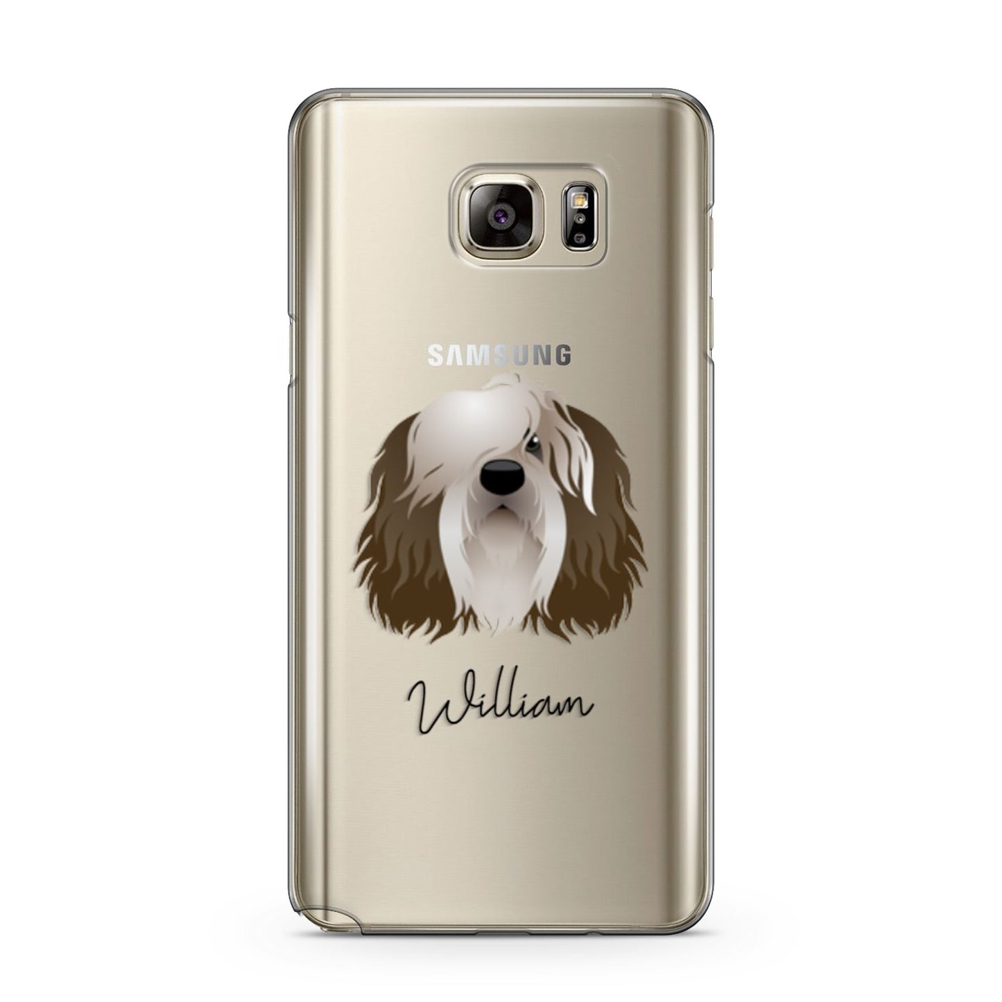 Polish Lowland Sheepdog Personalised Samsung Galaxy Note 5 Case
