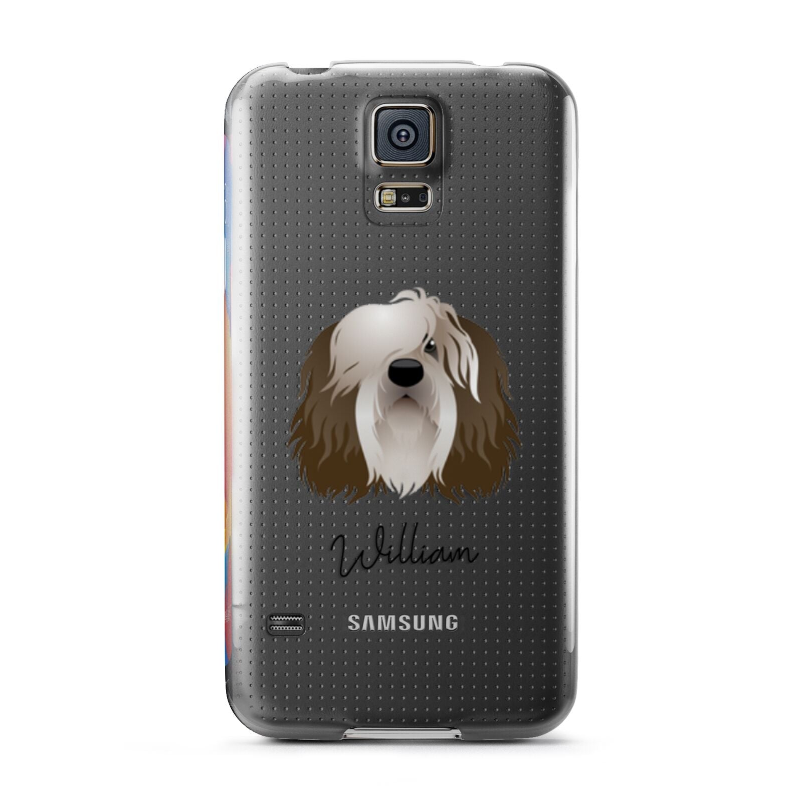 Polish Lowland Sheepdog Personalised Samsung Galaxy S5 Case