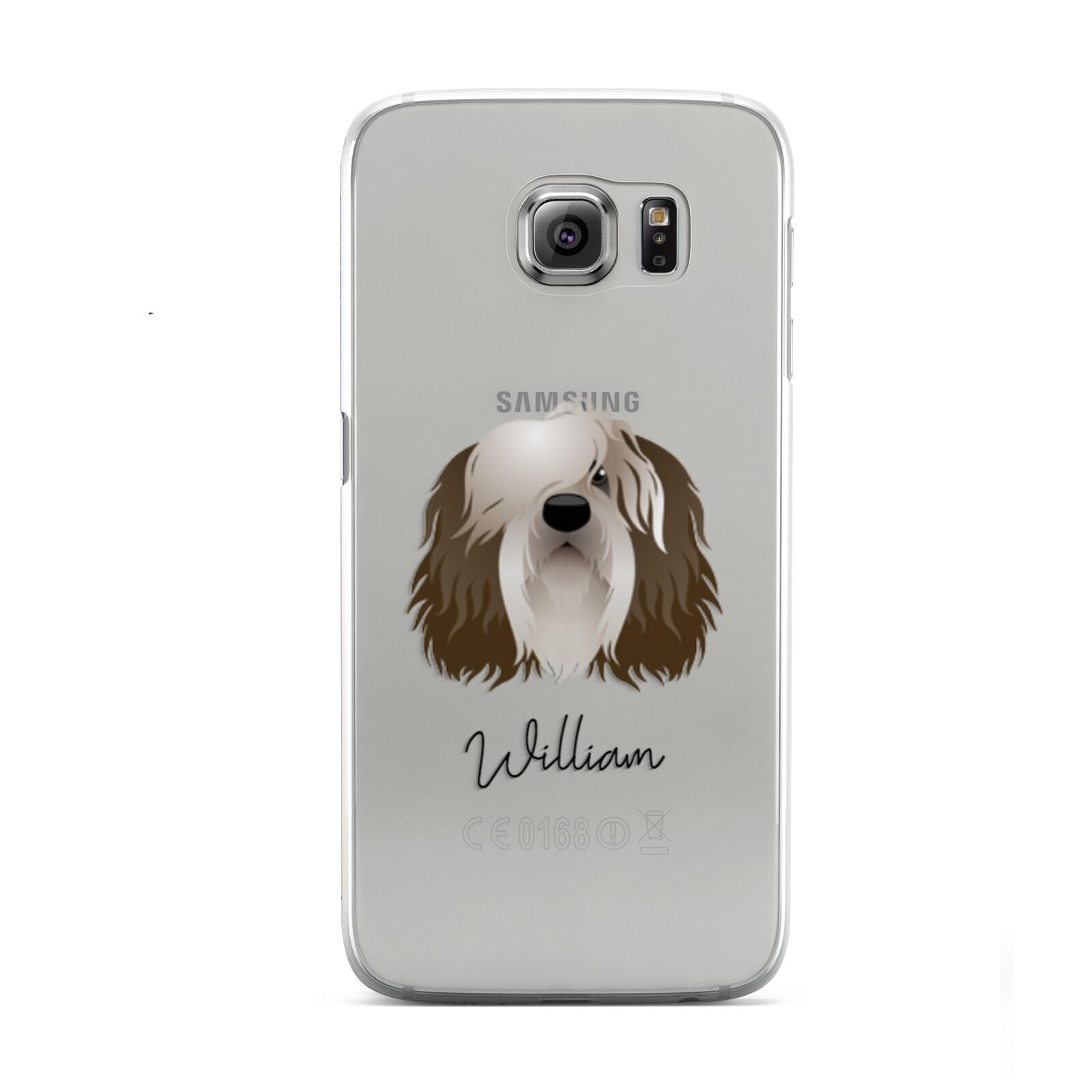 Polish Lowland Sheepdog Personalised Samsung Galaxy S6 Case