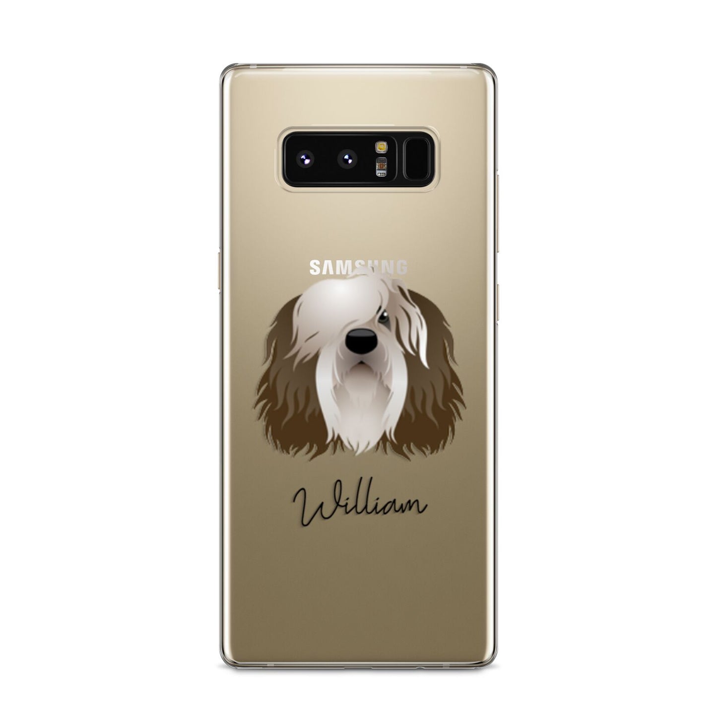 Polish Lowland Sheepdog Personalised Samsung Galaxy S8 Case