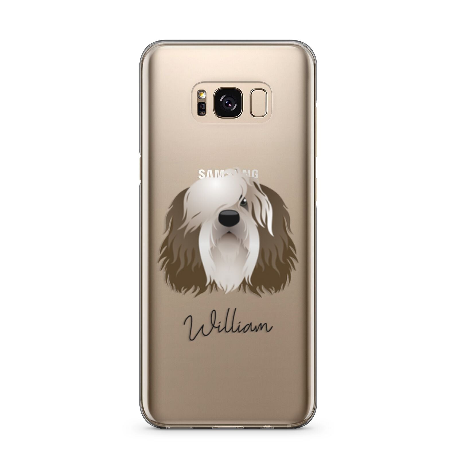 Polish Lowland Sheepdog Personalised Samsung Galaxy S8 Plus Case