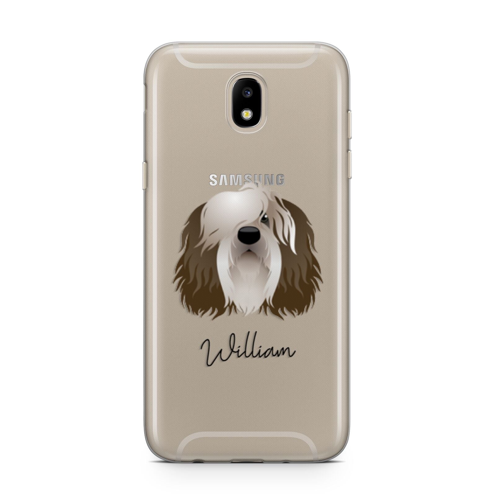 Polish Lowland Sheepdog Personalised Samsung J5 2017 Case