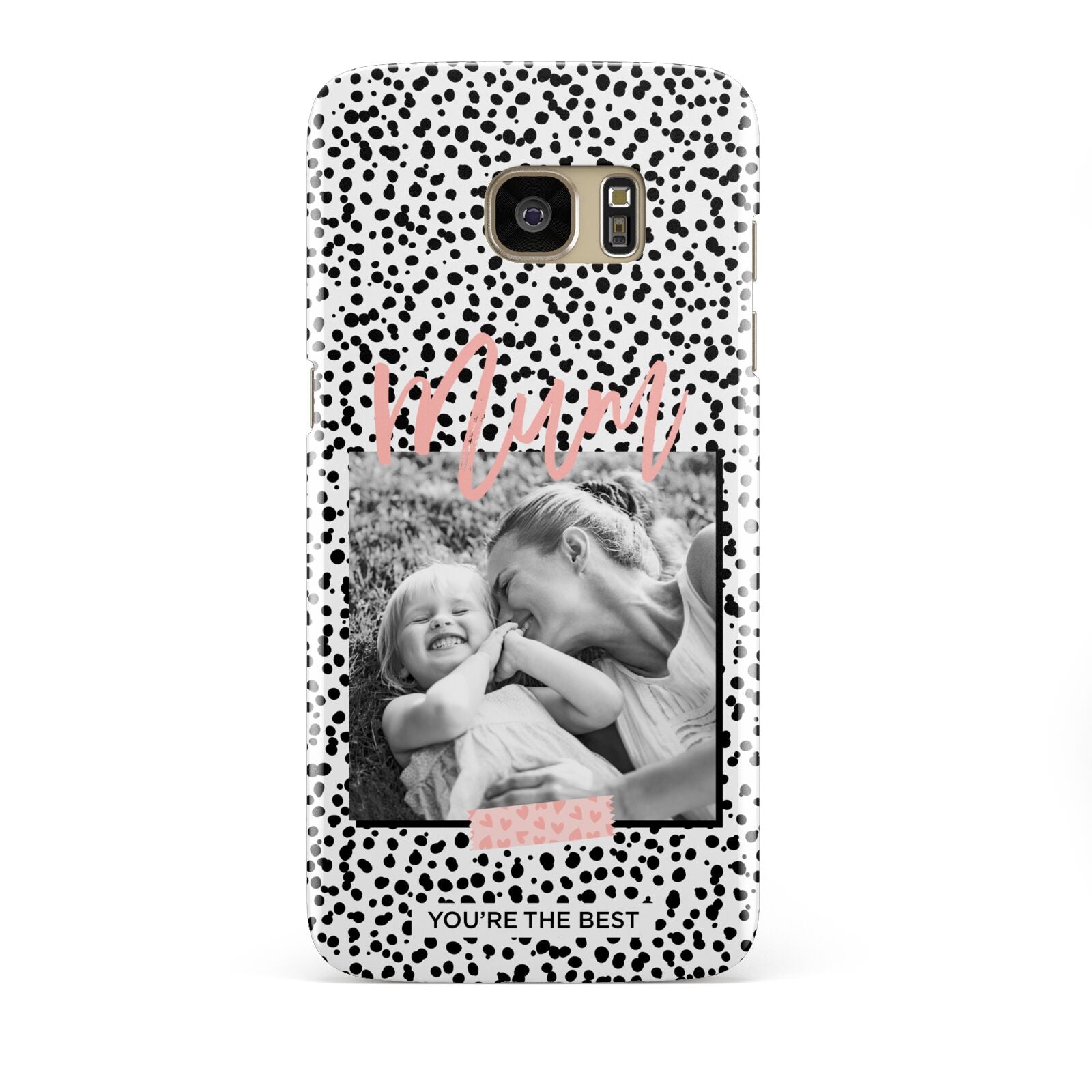 Polka Dot Mum Samsung Galaxy S7 Edge Case