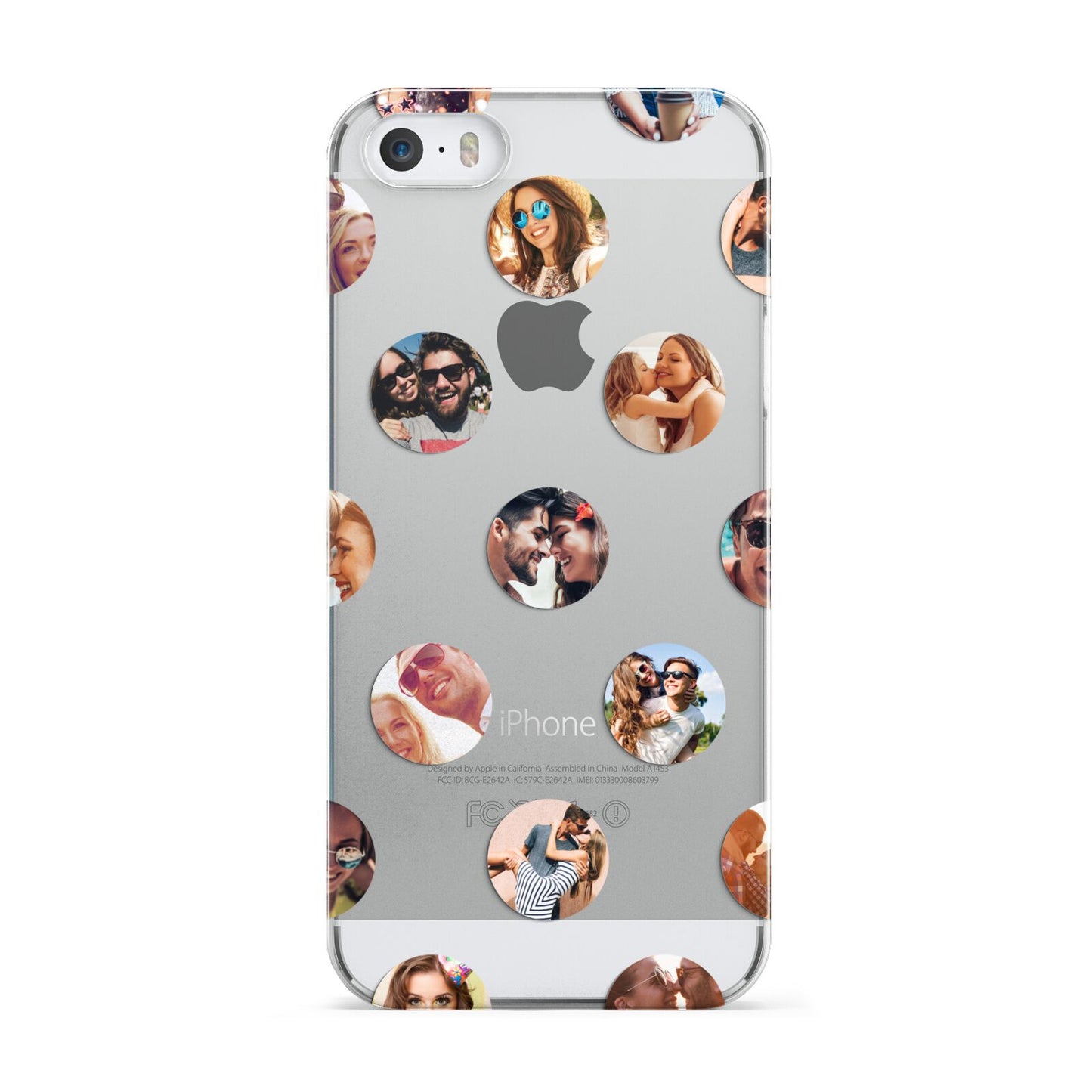 Polka Dot Photo Montage Upload Apple iPhone 5 Case