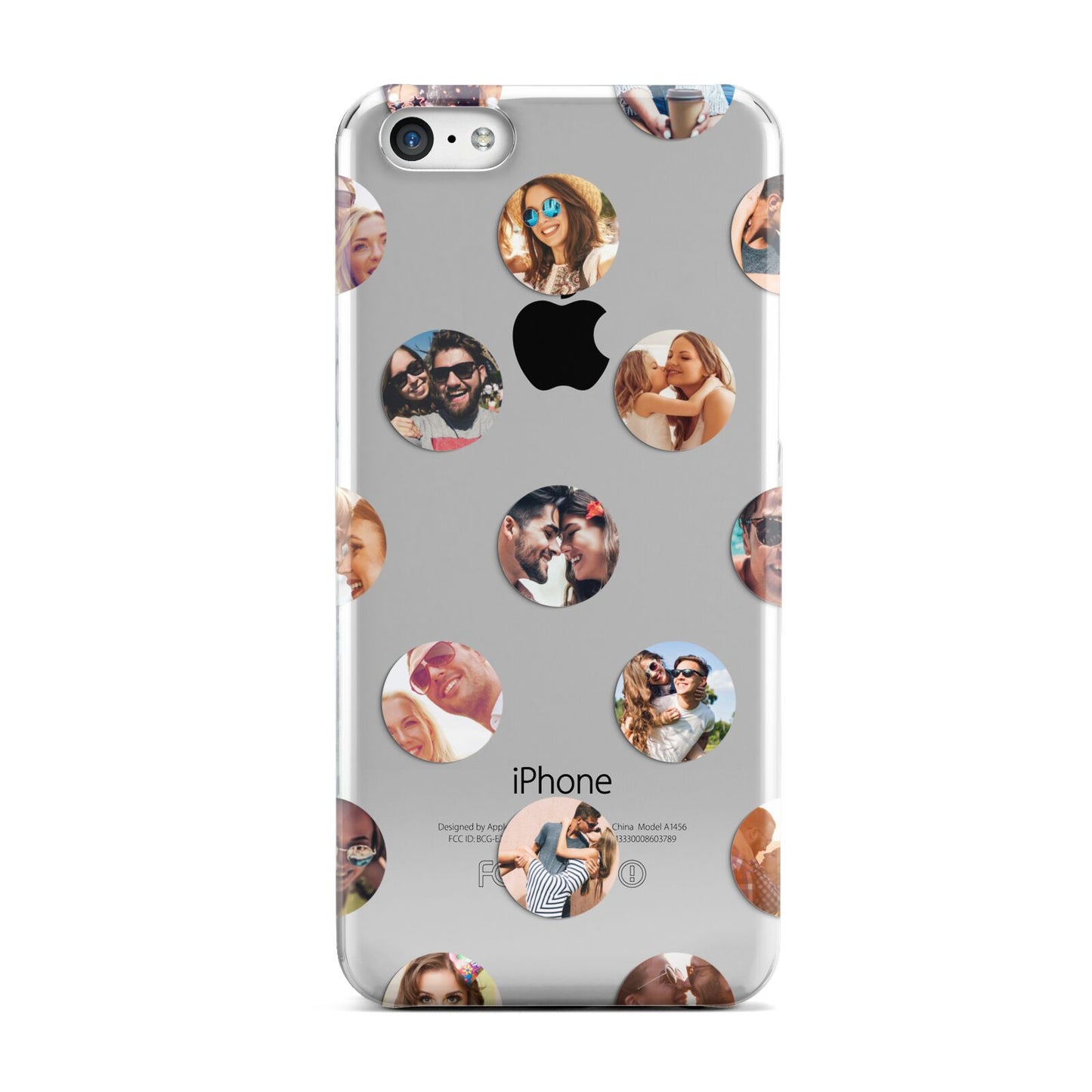 Polka Dot Photo Montage Upload Apple iPhone 5c Case