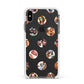 Polka Dot Photo Montage Upload Apple iPhone Xs Max Impact Case White Edge on Black Phone