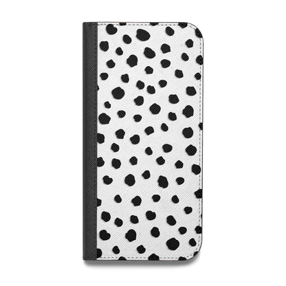 Polka Dot Vegan Leather Flip iPhone Case