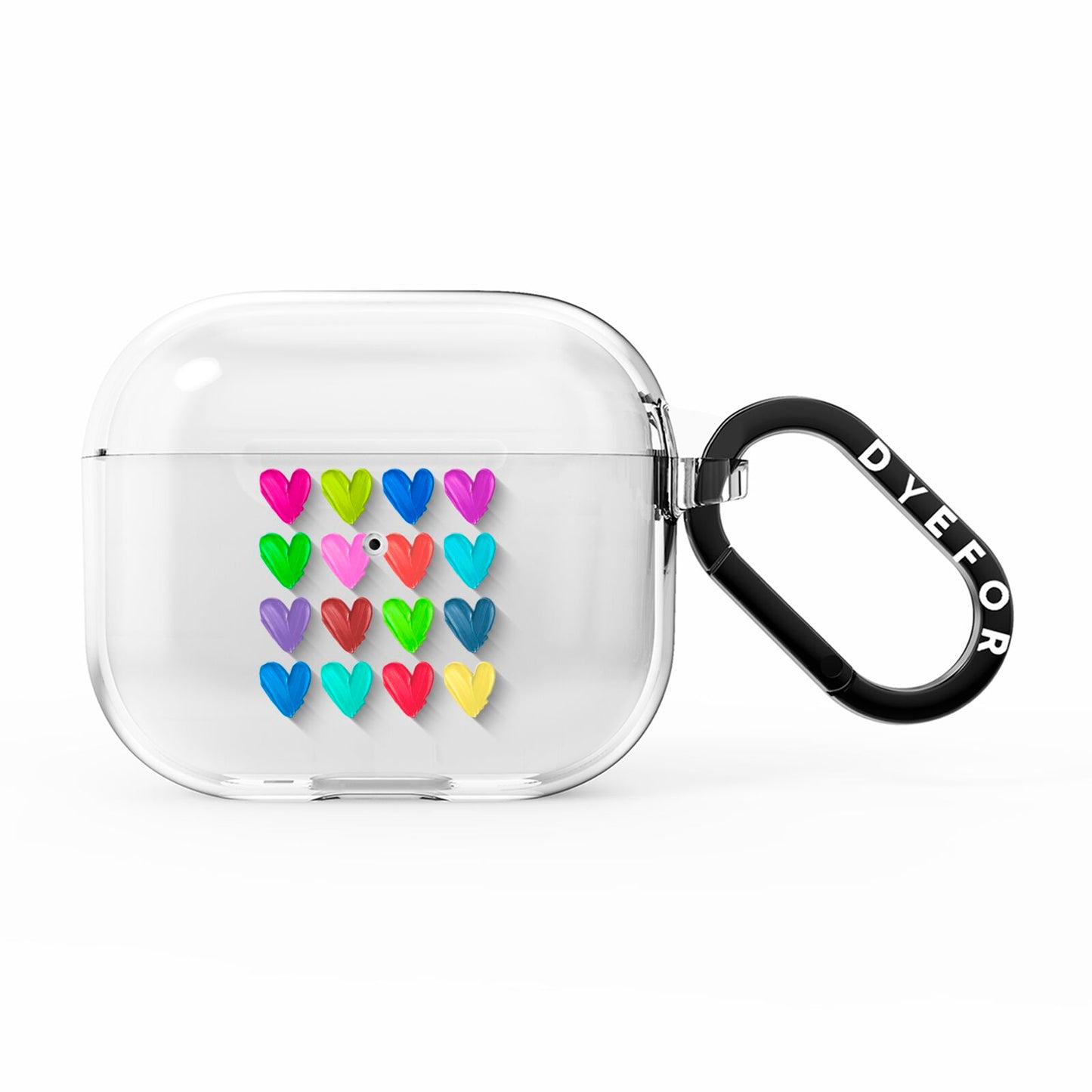 Polka Heart AirPods Clear Case 3rd Gen