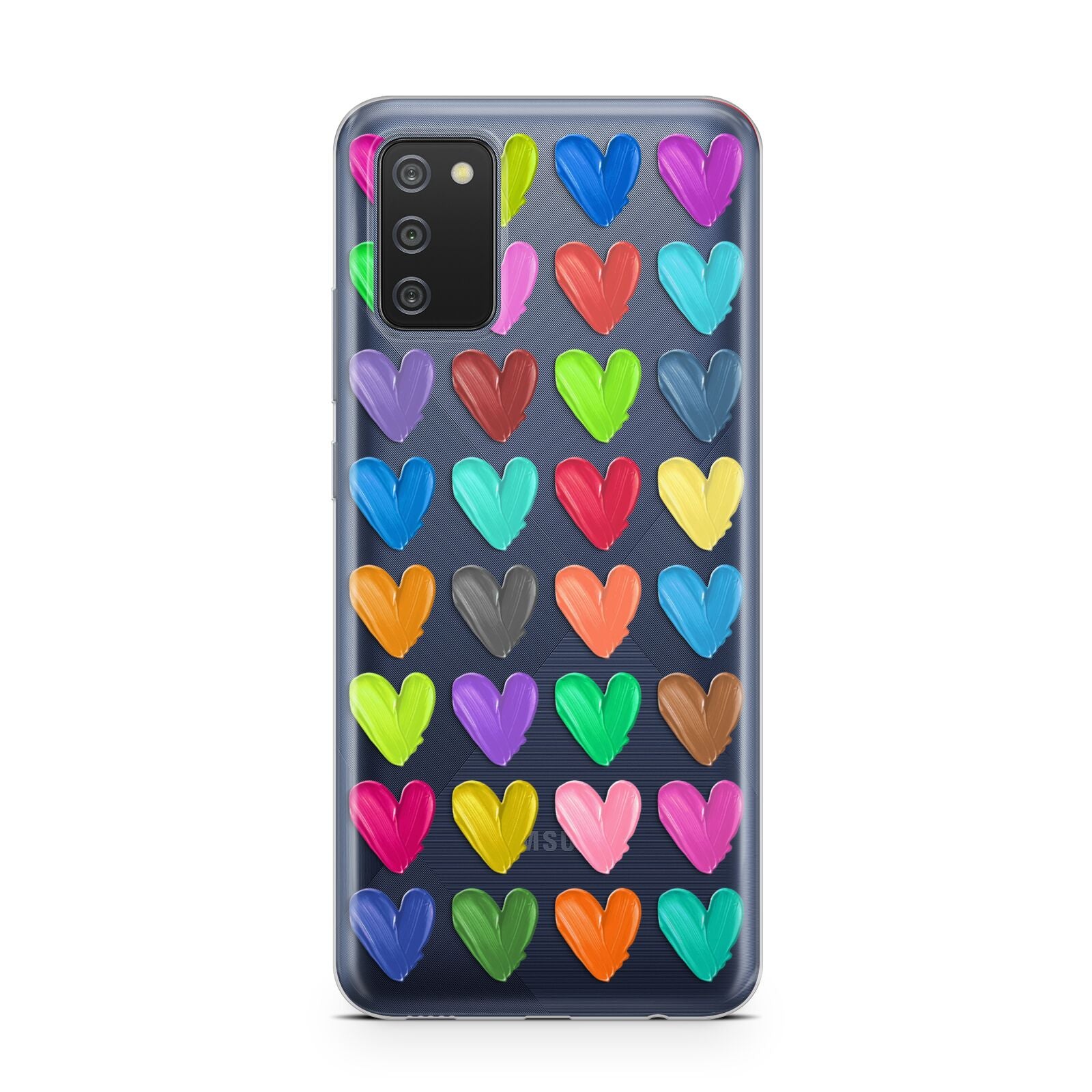 Polka Heart Samsung A02s Case