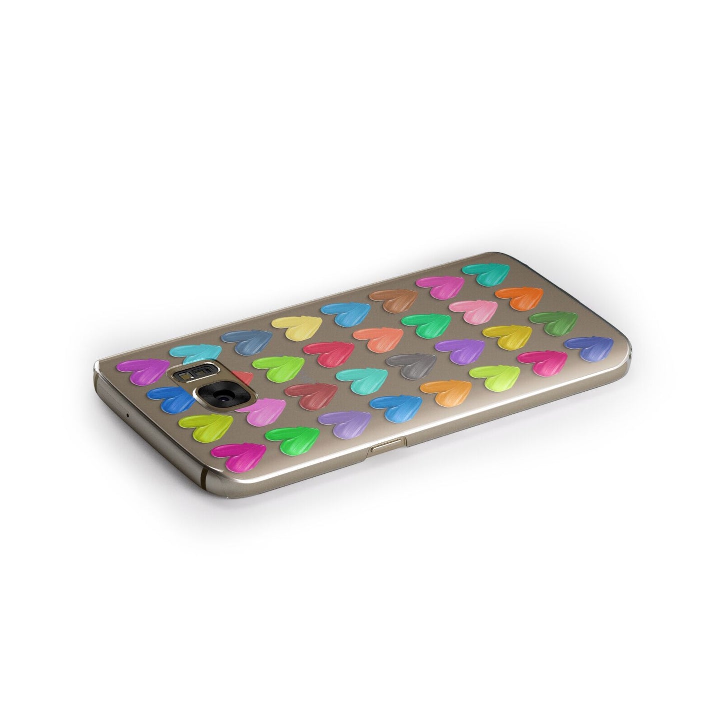 Polka Heart Samsung Galaxy Case Side Close Up