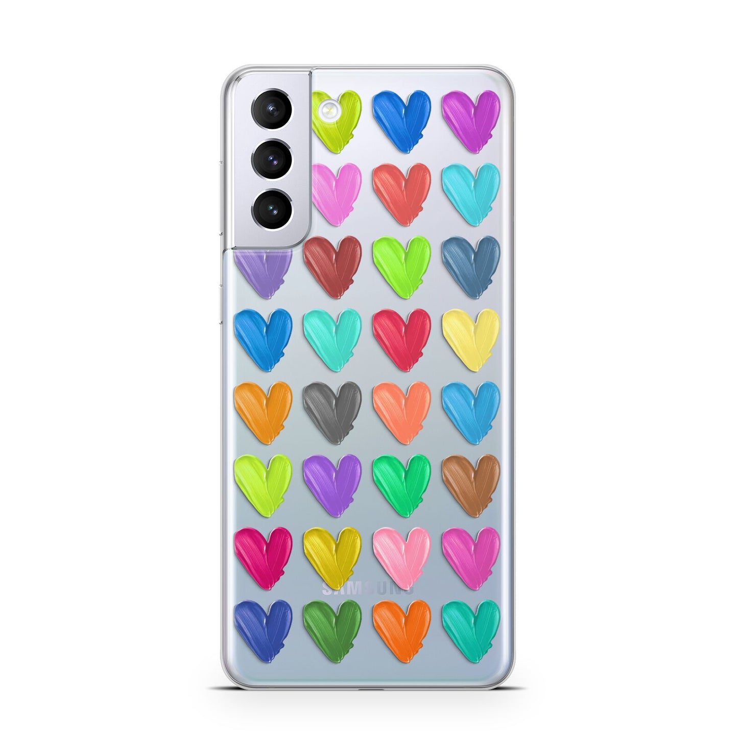 Polka Heart Samsung S21 Plus Case