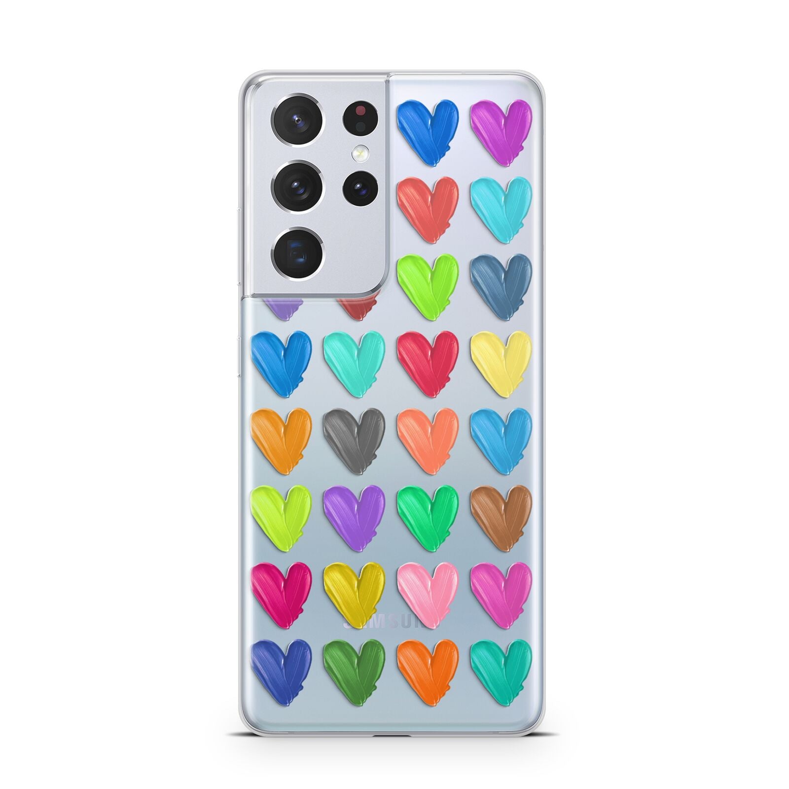 Polka Heart Samsung S21 Ultra Case