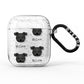 Pomapoo Icon with Name AirPods Glitter Case