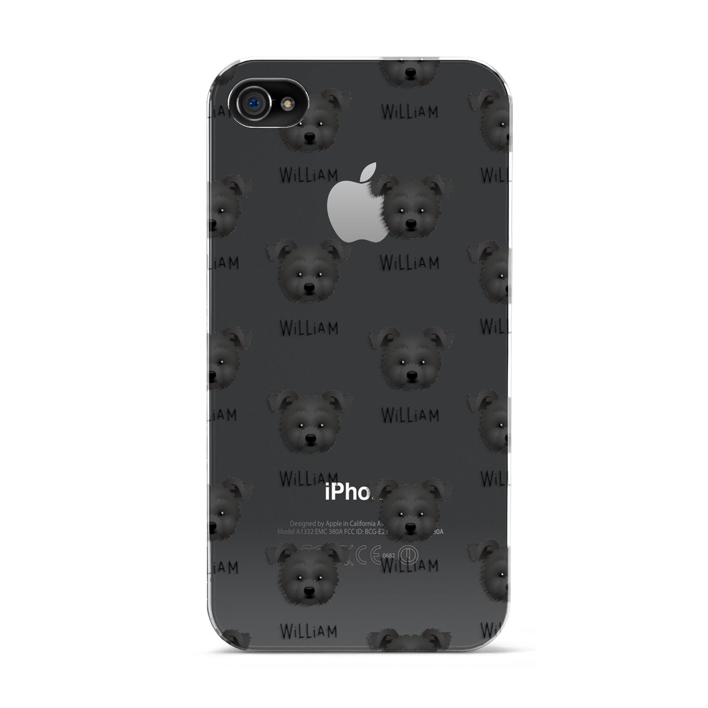 Pomapoo Icon with Name Apple iPhone 4s Case