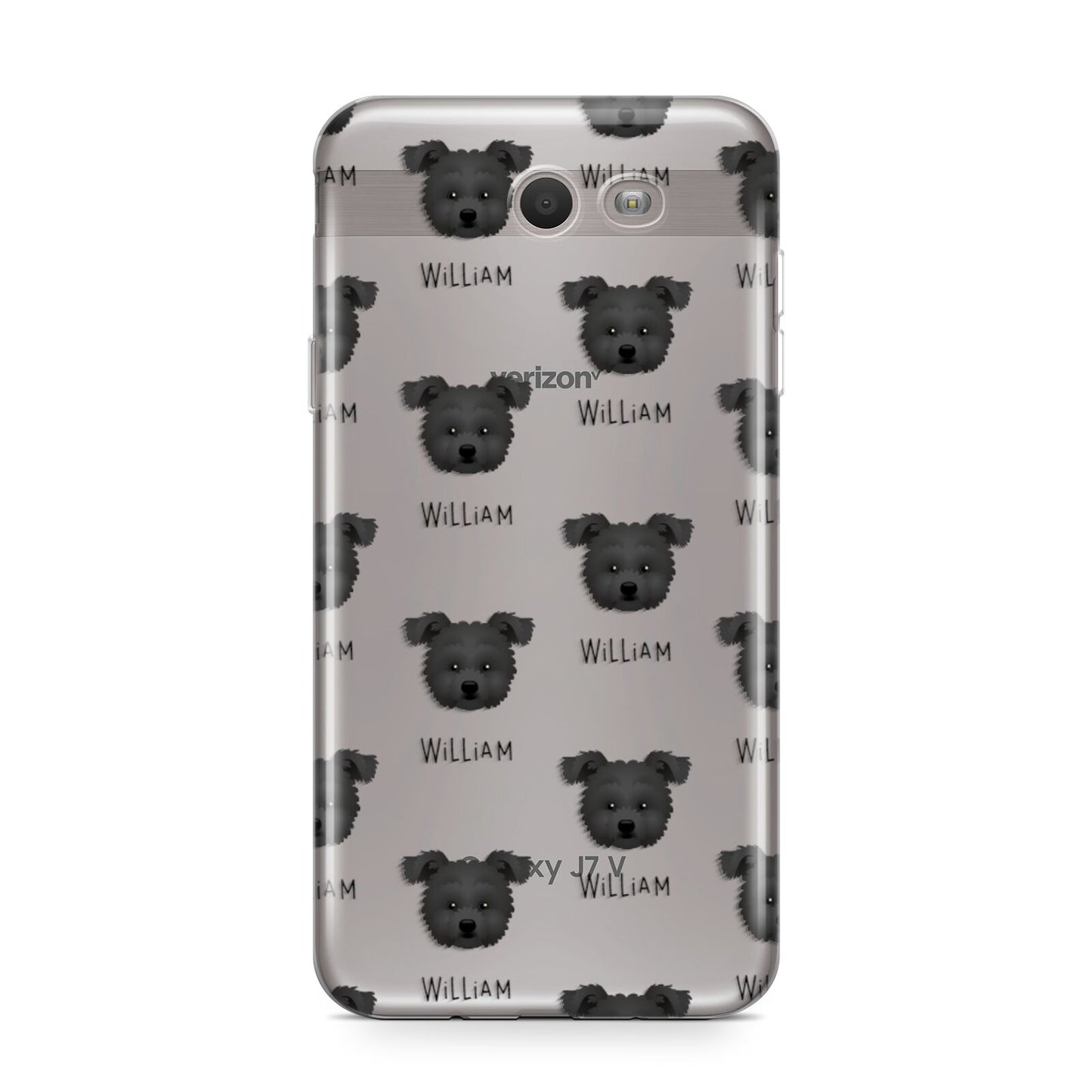 Pomapoo Icon with Name Samsung Galaxy J7 2017 Case