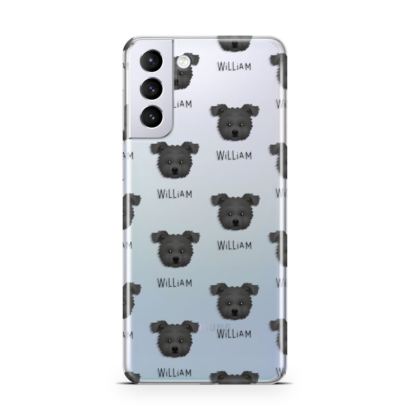 Pomapoo Icon with Name Samsung S21 Plus Phone Case